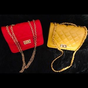 Quilted Pattern Purse/Crossbody